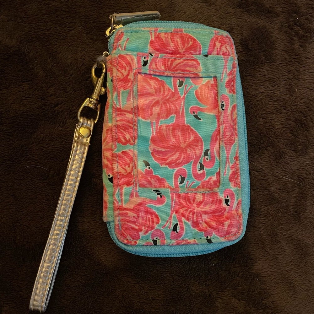 Lilly Pulitzer Flamingo Wristlet